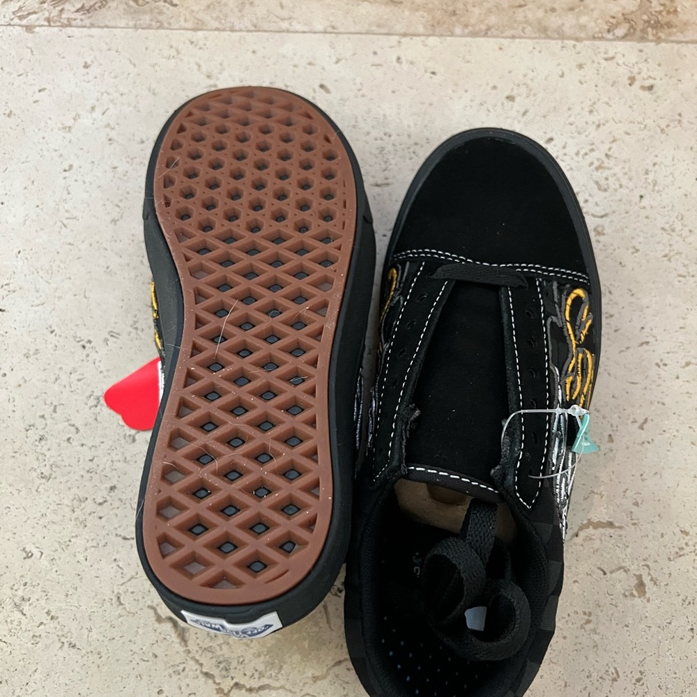 VANS ComfyCush Old Skool Ignition Black/Black Skate Shoes - Picture 6 of 11